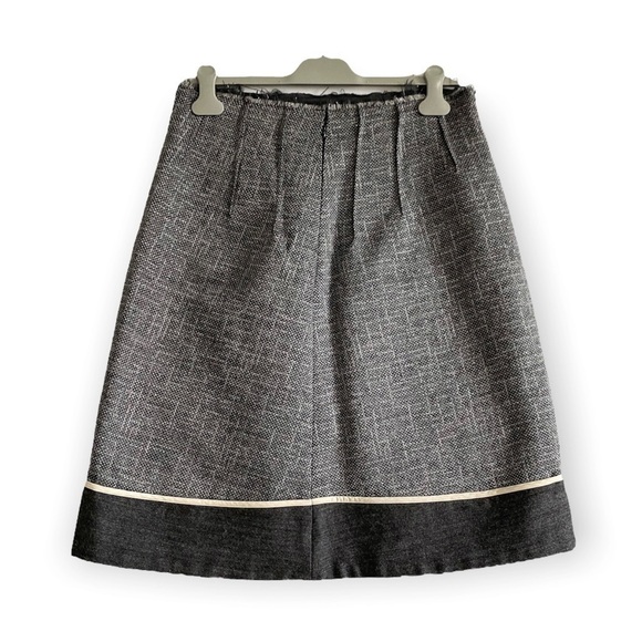 Marni Gray Wool/Silk Blend A line‎ Skirt, Marni - Picture 3 of 15